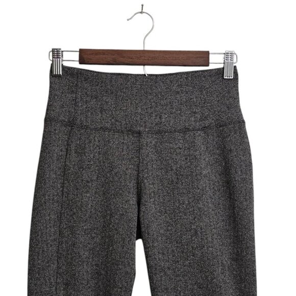 Athleta Gray Delancey Herringbone Tight Sz S - Picture 2 of 10